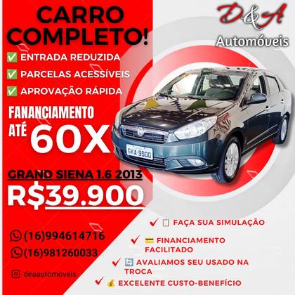 FIAT GRAND SIENA 1.6 MPI ESSENCE 16V FLEX 4P MANUAL
